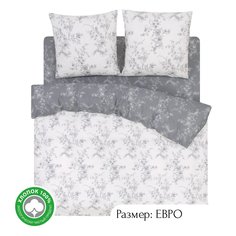 Постельное белье евро из поплина АРТПОСТЕЛЬ Луара арт. 914