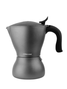 1274 Гейзерная кофеварка 9 чашек Escurion Grey Induction Rondell (GY)