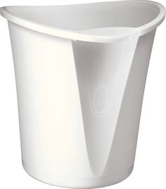 Корзина для бумаг Leitz 52040001 круглая 18л. пластик белый