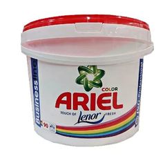 Порошок для стирки Ariel Color с ароматом от Lenor, автомат ведро, 9 кг