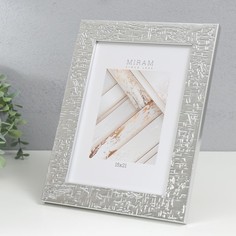 Фоторамка пластик "МИРАМ" 15х21 см, 651521-6 (пластиковый экран) No Brand