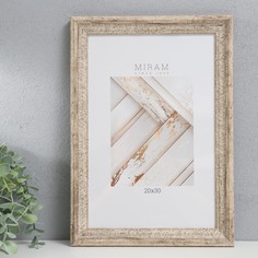 Фоторамка пластик "МИРАМ" 20х30 см, 642643-8 (пластиковый экран) No Brand