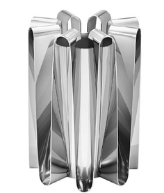 Подставка интерьерная-ваза Lenardi 299-091, 19 см серебро Металл