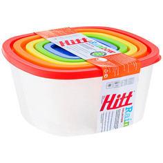 Контейнер пищевой Hitt Rainbow 5 штук H28-1003
