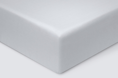 Простыня евро 220x240 Ecotex Моноспейс, сатин-премиум, серый