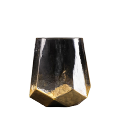 Стакан Magistro «Дарио», 450 мл, 10x11,5 см, цвет золото
