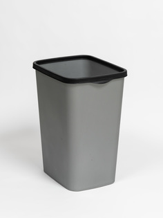 Мусорное ведро Tandem 9л с фиксатором, цвет серый металлик Violet