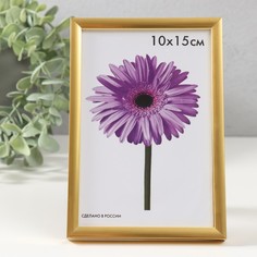 Фоторамка пластик Lida 10х15 см золото No Brand