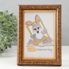 Фоторамка Keep memories Винтаж 10х15 см, бук No Brand