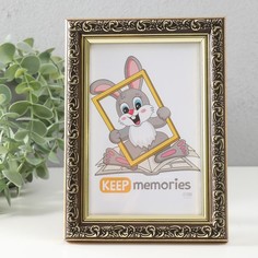 Фоторамка Keep memories Винтаж 10х15 см, венге No Brand
