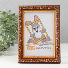 Фоторамка Keep memories Винтаж 10х15 см, красное дерево No Brand