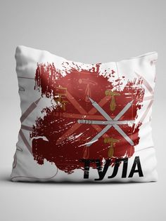 Подушка декоративная Флаг Тулы No Brand