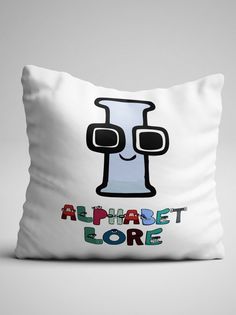 Подушка декоративная Alphabet lore Алфавит лора Буква i No Brand
