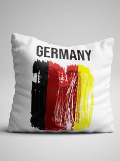 Подушка декоративная Флаг Германия No Brand
