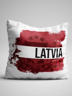 Подушка декоративная Флаг Латвии No Brand