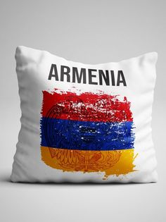 Подушка декоративная Флаг Армении No Brand