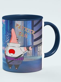 Кружка Патрик Сан, темно-синий No Brand