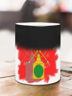 Кружка Флаг Рузаевки, хамелеон No Brand