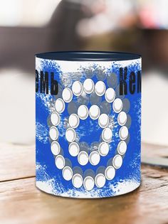 Кружка Флаг Кеми, темно-синий No Brand