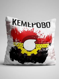 Подушка декоративная Флаг Кемерова No Brand