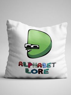 Подушка декоративная Alphabet lore Алфавит лора Буква D No Brand