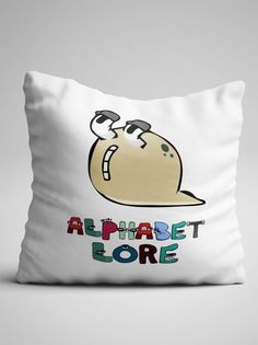 Подушка декоративная Alphabet lore Алфавит лора Буква Q No Brand