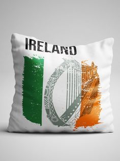Подушка декоративная Флаг Ирландия No Brand