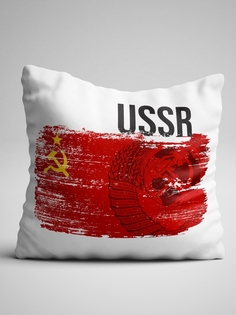 Подушка декоративная Флаг СССР No Brand