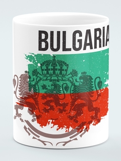 Кружка Флаг Болгарии, белый No Brand