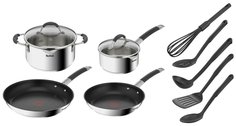 Набор посуды Tefal Illico G744SB74, 11 предметов