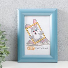 Фоторамка пластик Keep memories 10х15 см, 069-светло-голубой No Brand