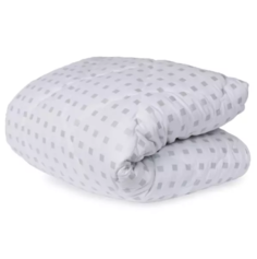 Одеяло 140x205 стеганное, 350гр/м2 белые шашечки Luscan