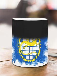 Кружка Флаг Озерска, хамелеон No Brand