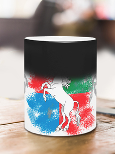 Кружка Флаг Выксы, хамелеон No Brand
