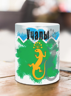 Кружка Флаг Учалы, белый No Brand