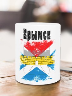 Кружка Флаг Крымска, белый No Brand