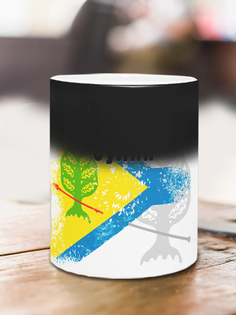 Кружка Флаг Красного Сулина, хамелеон No Brand