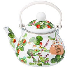 Чайник для плиты эмалированная сталь Agness Fruit Basket 1,3л 934-565