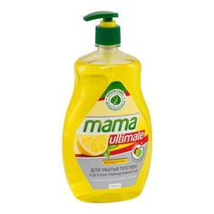 Средство для мытья посуды Mama Ultimate Лимон 1л концентрат 12шт