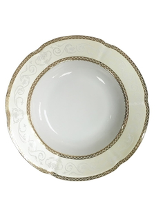 Тарелка суповая Cmielow Bolero фарфоровая 22,5 см 73499