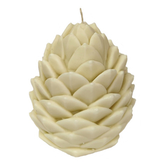 Свеча праздничная Kukina Raffinata Шишка 7 х 7,5 см в ассортименте (цвет по наличию)