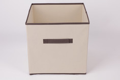 Коробка для хранения, CWX002-5, 30x30x30 см, бежевый No Brand