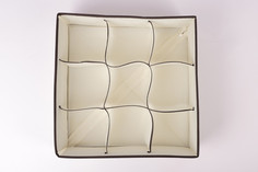Органайзер CWX012-1, 9 секций, 30x30x10 см, белый No Brand