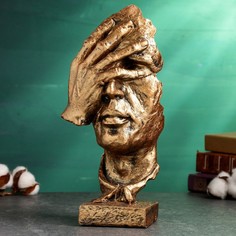 Фигура Хорошие сувениры рука-лицо бронза 29см