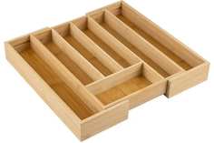 Лоток Mallony для столовых приборов BAMBOO раздвижной 36х26,38х5,5 см