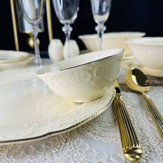 Набор из 6 салатников 11,5 см. ДОМИНИКА КРЕМ Фарфор Lenardi (177815)