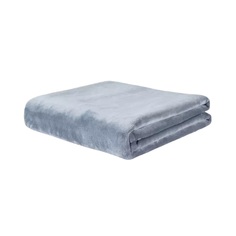Плед Como LIiving Warm Fleece Antibacterial Blanket Blue теплый антибактериальный