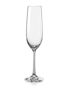Бокалы для шампанского Crystalex Виола 04112 190 мл 6 шт