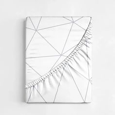 Простыня на резинке Ночь нежна Грань поплин, белая, 90х200х20 см, 1 шт. АЛЬФА ТРЕЙД ООО