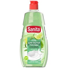 Гель для мытья посуды Sanita Матча и лайм 450 г